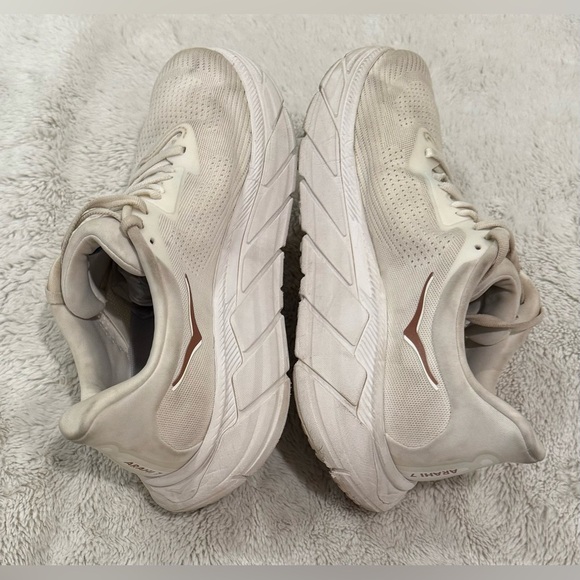 Hoka One One Arahi 7 – Women’s Size 11 – Cream & Pink - Picture 3 of 6